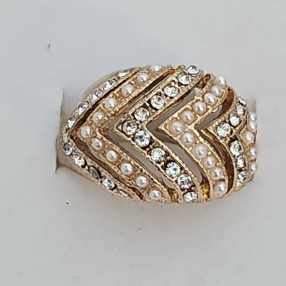Elegant Gold and Silver Women's Ring Set
